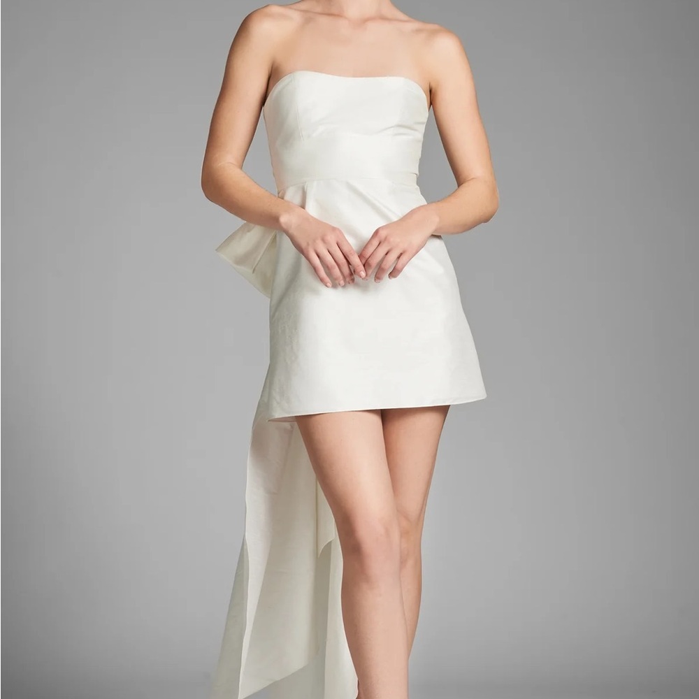 Sachin + Babi Strapless Kaia Ivory Dress